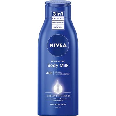 NIVEA Tělové mléko 400 ml - Tělová lotiona NIVEA Tělové mléko 400 ml - Tělová lotiona