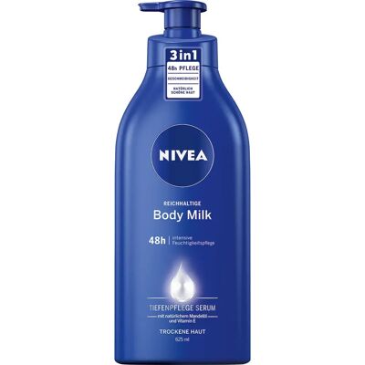 NIVEA 80367 Crème & Lotion Corps - Hydratation 48h, Sérum de soin profond, Huile d'amande - Publicité NIVEA 80367 Crème & Lotion Corps - Hydratation 48h, Sérum de soin profond, Huile d'amande - Publicité