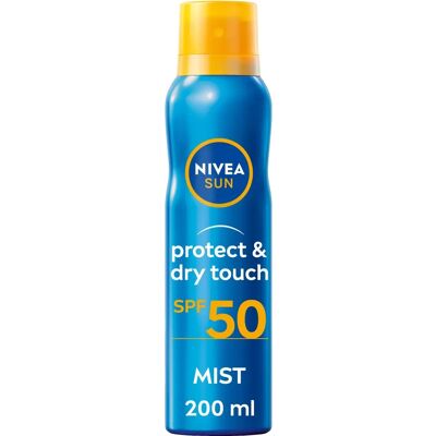 Nivea Sun Protect & Dry Touch Cooling Sun Cream Mist SPF50 (200ml) Nivea Sun Protect & Dry Touch Cooling Sun Cream Mist SPF50 (200ml)