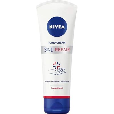 Nivea Handcreme 3-in-1 Repair - Handcreme Nivea Handcreme 3-in-1 Repair - Handcreme