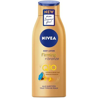 Nivea Lait Corporel Fermeté + Bronzage Q10 - Lait pour le corps Nivea Lait Corporel Fermeté + Bronzage Q10 - Lait pour le corps