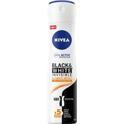 NIVEA Black & White Ultimate Impact Déodorant Spray - Spray NIVEA Black & White Ultimate Impact Déodorant Spray - Spray
