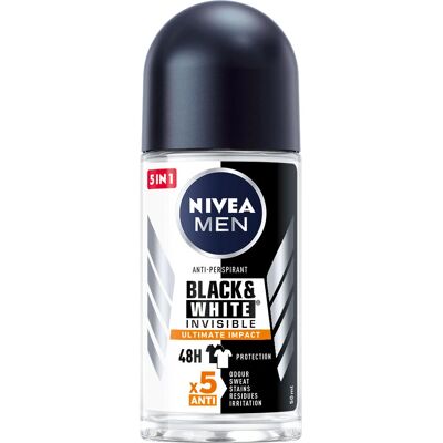 Nivea Nero & Bianco Impact Invisibile Antitraspirante - 50ml Nivea Nero & Bianco Impact Invisibile Antitraspirante - 50ml