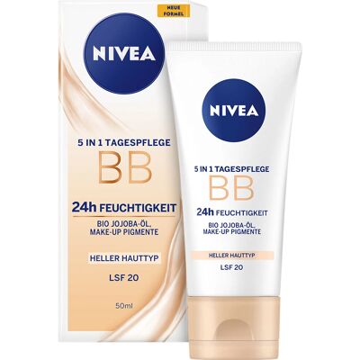 NIVEA 50ml Light BB Cream 24h Moisture SPF 10 NIVEA 50ml Light BB Cream 24h Moisture SPF 10