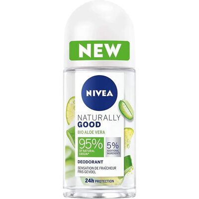 Déodorant Aloe Vera Naturellement Bon de Nivea - 24h - Publicité Déodorant Aloe Vera Naturellement Bon de Nivea - 24h - Publicité