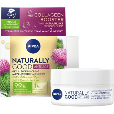 Nivea Naturally Good Crème de Jour Anti-Âge - Crème Visage - Publicité Nivea Naturally Good Crème de Jour Anti-Âge - Crème Visage - Publicité