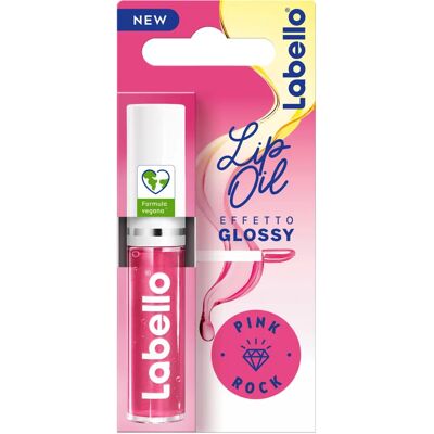 Labello - Lip Oil Pink Rock - Brillant - 5.5 ml - Lip Oil - Publicité Labello - Lip Oil Pink Rock - Brillant - 5.5 ml - Lip Oil - Publicité