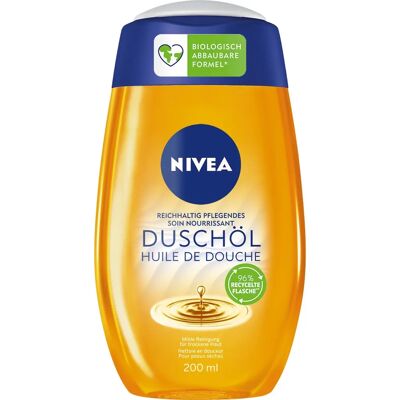 NIVEA - Natural Shower Oil - 200 ml - Unisex - Shower Oil NIVEA - Natural Shower Oil - 200 ml - Unisex - Shower Oil
