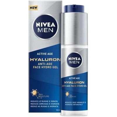 Nivea For Men Anti-Age Hyaluronsäure Gesicht Feuchtigkeitsgel (50 ml) Nivea For Men Anti-Age Hyaluronsäure Gesicht Feuchtigkeitsgel (50 ml)