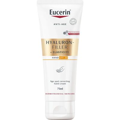 Eucerin Hyaluron-Filler + Elasticity Aldersflekk Korrigerende Håndkrem SPF 30 75ml Eucerin Hyaluron-Filler + Elasticity Aldersflekk Korrigerende Håndkrem SPF 30 75ml