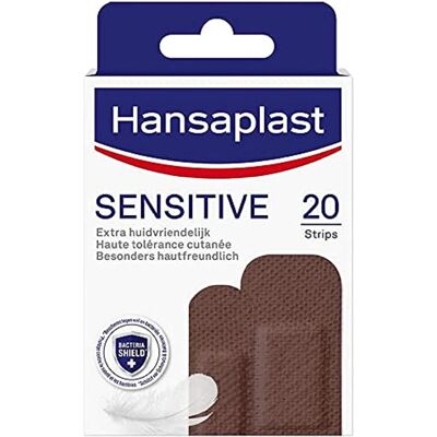 Hansaplast Tmavé Citlivé Náplast - Obvaz na Rány Hansaplast Tmavé Citlivé Náplast - Obvaz na Rány