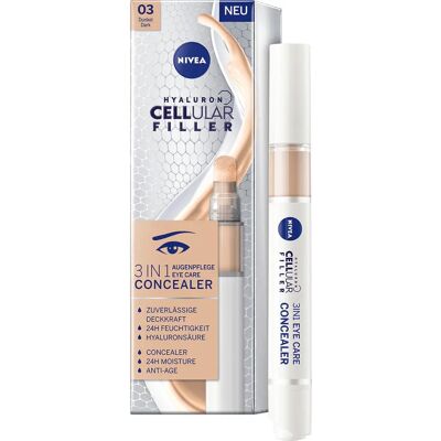 NIVEA Hyaluron Cellular Filler 3W1 Soin Contour des Yeux - Correcteur Yeux NIVEA Hyaluron Cellular Filler 3W1 Soin Contour des Yeux - Correcteur Yeux