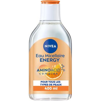 Eau Micellaire Nivea - Énergie Vitamine C - 400ml - Publicité Eau Micellaire Nivea - Énergie Vitamine C - 400ml - Publicité
