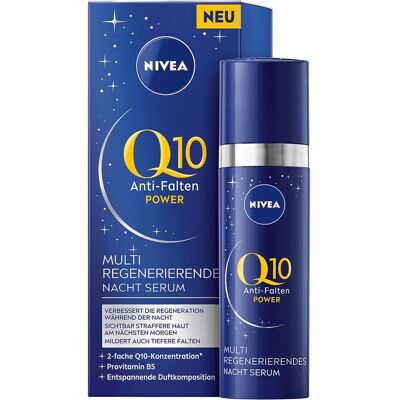 Nivea Q10 Power Natt serum - Ansiktsserum för kvinnor Nivea Q10 Power Natt serum - Ansiktsserum för kvinnor