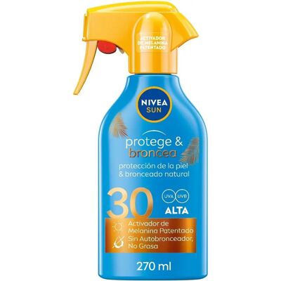 Spray Protector Solar Nivea Sun SPF 30 - Bronceador Spray Protector Solar Nivea Sun SPF 30 - Bronceador