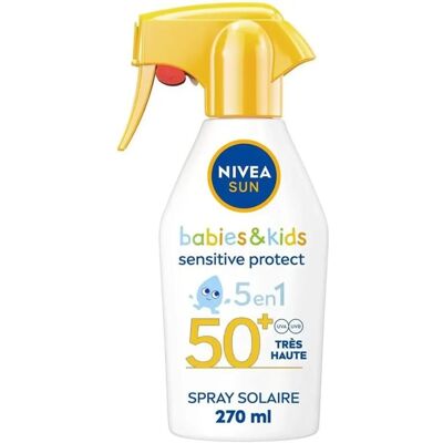 Nivea Baby & Kids SPF50+ Zonnebrand Spray - 270ml Nivea Baby & Kids SPF50+ Zonnebrand Spray - 270ml