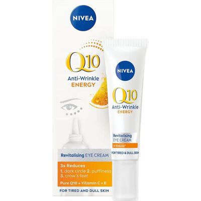 Nivea Q10 Energi Ögonkräm - Rynkor & Trötthet Nivea Q10 Energi Ögonkräm - Rynkor & Trötthet