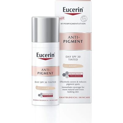 Eucerin Anti-Pigment Crème de Jour Teintée SPF30 Clair (50ml) - Publicité Eucerin Anti-Pigment Crème de Jour Teintée SPF30 Clair (50ml) - Publicité