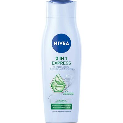 NIVEA - 2-en-1 Express - Aloe vera - Brillance naturelle - Shampooing NIVEA - 2-en-1 Express - Aloe vera - Brillance naturelle - Shampooing