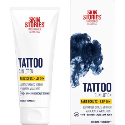Skin Stories SPF 50+ Lotion Solaire Soins Tatouage Skin Stories SPF 50+ Lotion Solaire Soins Tatouage