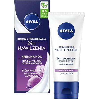 Κρέμα Νύχτας Nivea - Ενυδατική, Καταπραϋντική & Ανανέωση Κρέμα Νύχτας Nivea - Ενυδατική, Καταπραϋντική & Ανανέωση