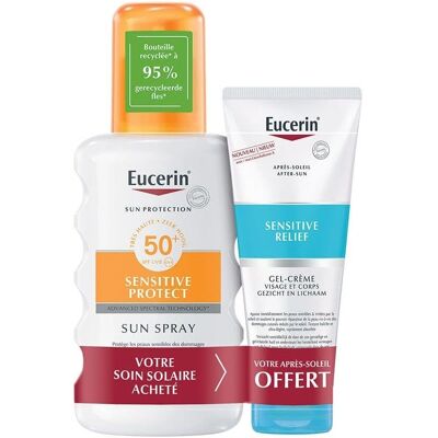 Eucerin Sensitive Protect Spray SPF50+ - 200ml - Publicité Eucerin Sensitive Protect Spray SPF50+ - 200ml - Publicité