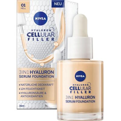 NIVEA Hyaluron Cellular Filler Foundation - Hell NIVEA Hyaluron Cellular Filler Foundation - Hell