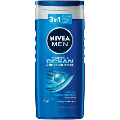 NIVEA MEN Fresh Ocean Gel de Douche Énergisant - Gel douche NIVEA MEN Fresh Ocean Gel de Douche Énergisant - Gel douche