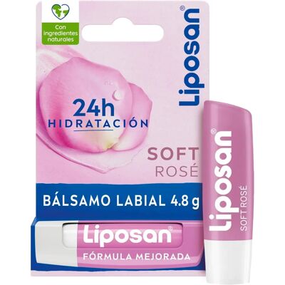 Liposan Liposan Soft Rosé 4,8 ml - Bálsamo labial Liposan Liposan Soft Rosé 4,8 ml - Bálsamo labial