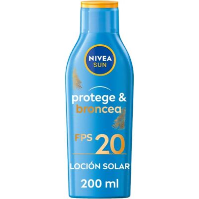 Nivea Sonnenschutz & Bräunungsmilch SPF20 - Sonnenschutzlotion Nivea Sonnenschutz & Bräunungsmilch SPF20 - Sonnenschutzlotion
