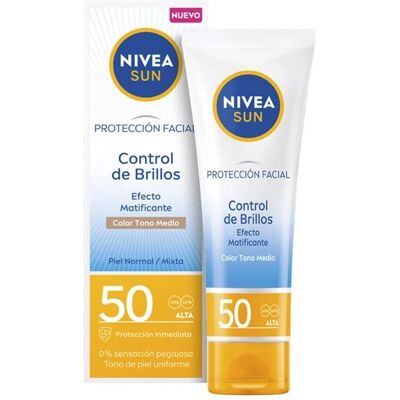 Nivea SPF 50 Gesichts-Sonnencreme - Sonnenschutz Glanz & Matt Nivea SPF 50 Gesichts-Sonnencreme - Sonnenschutz Glanz & Matt