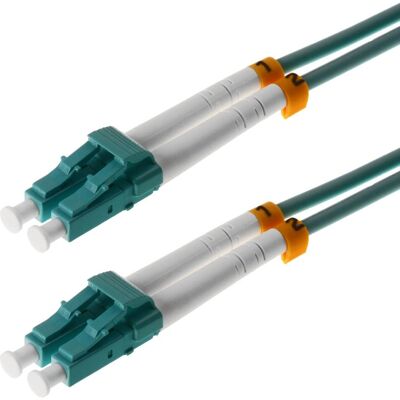 Cavo in fibra ottica OM3 LC/LC Helos - 3 m - Turchese - Cavo in fibra ottica Cavo in fibra ottica OM3 LC/LC Helos - 3 m - Turchese - Cavo in fibra ottica