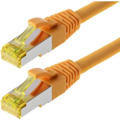 Cavo Ethernet Helos 6a - 0,5 m, S/FTP, RJ-45, Giallo Cavo Ethernet Helos 6a - 0,5 m, S/FTP, RJ-45, Giallo