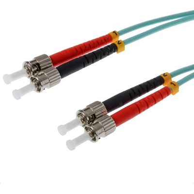 Cavo in Fibra Ottica Helos 3m OM3 ST - Turchese Cavo in Fibra Ottica Helos 3m OM3 ST - Turchese