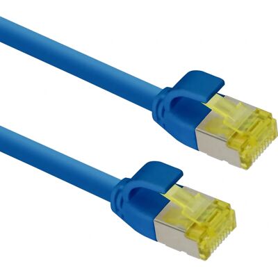 Helos 333085 Netzwerkkabel - Blau und Gelb - 7,5 m - Cat6a S/FTP Helos 333085 Netzwerkkabel - Blau und Gelb - 7,5 m - Cat6a S/FTP