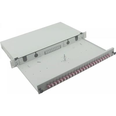 Helos LWL Breakout-Box - Montage en rack - 24 LC duplex - Accessoire réseau 1U Helos LWL Breakout-Box - Montage en rack - 24 LC duplex - Accessoire réseau 1U
