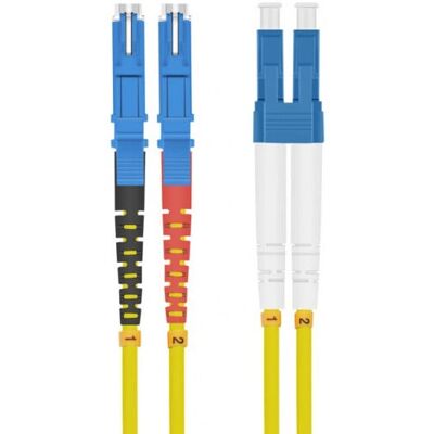 Herweck - LWL E2000 Patch-Kabel - 1 m - Gelb - Patch-Kabel Herweck - LWL E2000 Patch-Kabel - 1 m - Gelb - Patch-Kabel