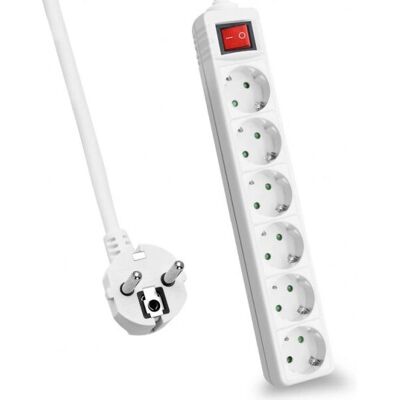 Helos - CLASSIC - 6-fach - 3,0m - Power strip Helos - CLASSIC - 6-fach - 3,0m - Power strip