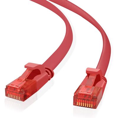 Helos 262982 Netzwerkkabel - Rot - 7,5 m - Cat6 U/UTP Helos 262982 Netzwerkkabel - Rot - 7,5 m - Cat6 U/UTP