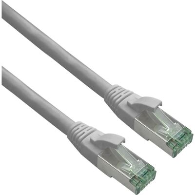 Helos GRS Zertifiziertes Cat7 Netzwerkkabel - 2m, Grün, Grau Helos GRS Zertifiziertes Cat7 Netzwerkkabel - 2m, Grün, Grau