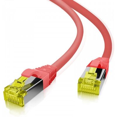 Helos 263768 Rotes 3m Cat6a S/FTP Netzwerkkabel Helos 263768 Rotes 3m Cat6a S/FTP Netzwerkkabel