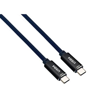 Helos USB-C Kabel - USB 4.0, 40 Gbps, 240W - 2m Schwarz Helos USB-C Kabel - USB 4.0, 40 Gbps, 240W - 2m Schwarz