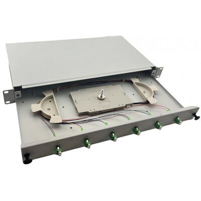 Helos Modell 375550 Rack-Schrank - 1U Grau Faserplatte Helos Modell 375550 Rack-Schrank - 1U Grau Faserplatte