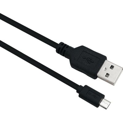 Helos USB Kabel - 2m Schwarz Helos USB Kabel - 2m Schwarz
