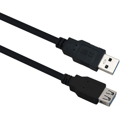 Helos USB-Verlängerungskabel - 50cm - Schwarz - USB 3.0 Helos USB-Verlängerungskabel - 50cm - Schwarz - USB 3.0