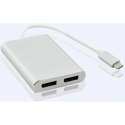 Helos Display-Splitter - USB-C zu DisplayPort - Daten + Video Adapter Helos Display-Splitter - USB-C zu DisplayPort - Daten + Video Adapter
