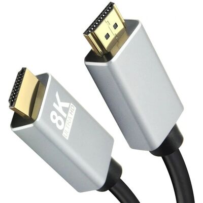 Helos 288399 HDMI-Kabel - 3m - Schwarz, Grau Helos 288399 HDMI-Kabel - 3m - Schwarz, Grau