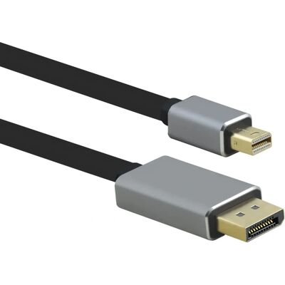 Helos 288472 DisplayPort Kabel - 1m, Schwarz/Grau - 8K Ultra HD Unterstützung Helos 288472 DisplayPort Kabel - 1m, Schwarz/Grau - 8K Ultra HD Unterstützung