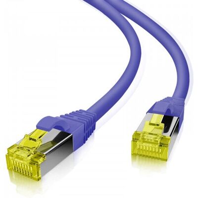 Helos - 191053 - Lila - Cat6a S/FTP PIMF - Netzwerkkabel Helos - 191053 - Lila - Cat6a S/FTP PIMF - Netzwerkkabel