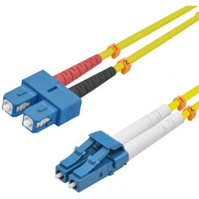 Helos - 196060 - 9/125 OS2 LC/SC - Fiberoptik Patchkabel Helos - 196060 - 9/125 OS2 LC/SC - Fiberoptik Patchkabel